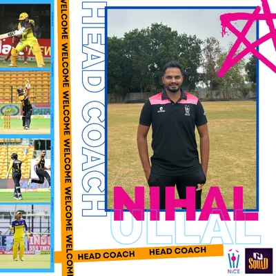 Introducing our Head Coach, Nihal Ullal. An active first-division captain and former Karnataka player, he understands the modern game and embodies our fearless coaching philosophy.