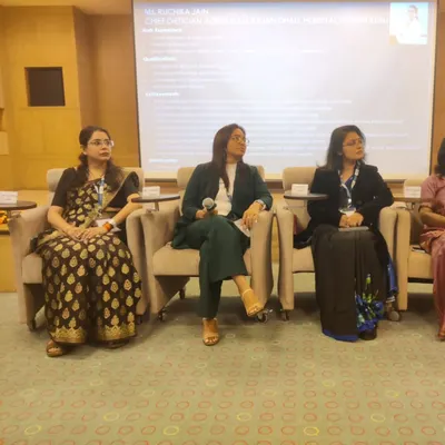 On a panel discussion at a conference held at FMRI, Gurugram. We discussed emerging trends in dietetics and the importance of evidence-based practice in patient care.