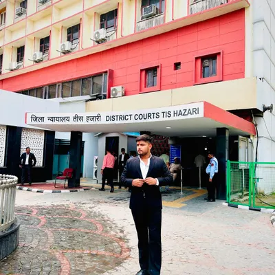 Outside the Tis Hazari District Courts in Delhi. This is one of the many courts where I regularly represent clients in complex criminal matters.