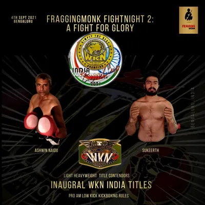 As the founder and chief instructor, I regularly compete to ensure my skills remain at the highest level. This poster announced my title fight for the World Kickboxing Network (WKN), a platform where we demonstrate the effectiveness of the training we provide to our students.