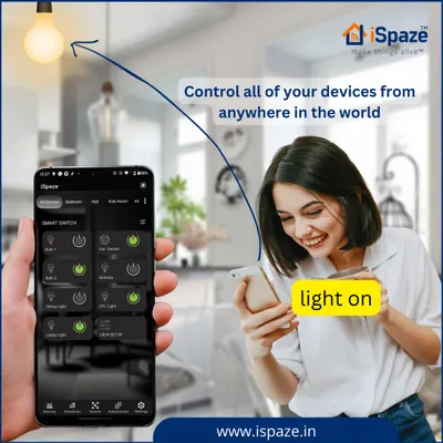 With the iSpaze app, your smartphone becomes the ultimate remote control for your entire home. Turn lights on or off from anywhere, whether you're in another room or another city.