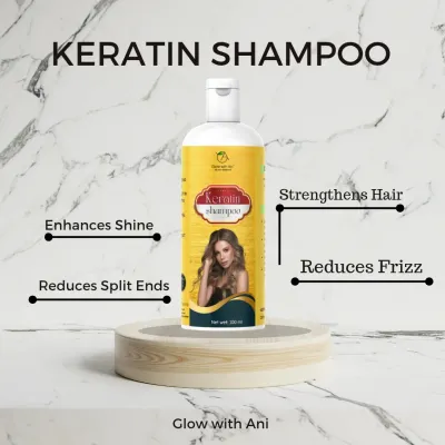 My Keratin Shampoo is for anyone who wants to reduce frizz and get stronger, shinier hair. It helps reduce split ends and enhances your hair's natural shine, making it look healthy and smooth.