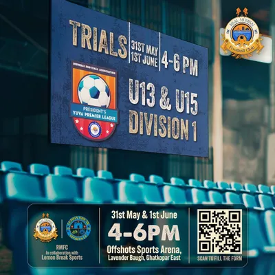 Your journey to the top can start right here. We hold official trials for competitive leagues like the MFA Yuva Premier League, providing a direct pathway for talented players to showcase their skills and join our elite squads.