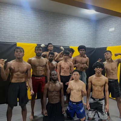 Our dedicated fight team, showcasing the results of relentless discipline, hard work, and the strong bond of our brotherhood.