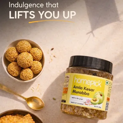 This Makar Sankranti, let every meal soar as high as your kite. Add a dollop of our Amla Kesar Murabba to your thali and turn simple dishes into moments of joy and flavour.