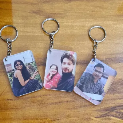 These custom acrylic keychains are a great way to carry your favorite photos with you. Just send me your picture, and I'll create a durable, high-quality keychain for you or a loved one.