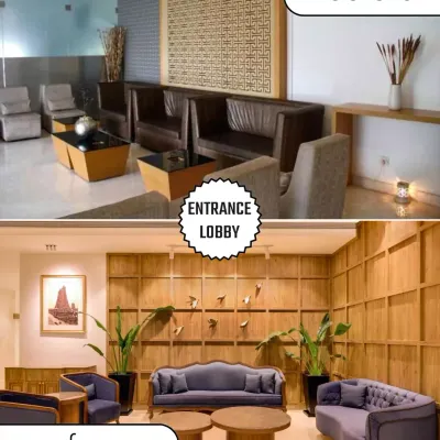 A complete lobby makeover for the Keys Select Kattima hotel in Chennai. We replaced dark, heavy elements with warm wood paneling, contemporary furniture, and artistic details to create a welcoming and modern first impression.