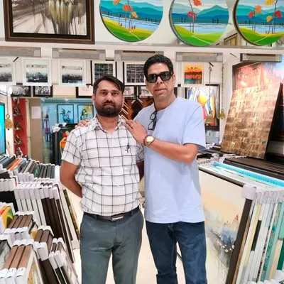 We were delighted to welcome renowned actor Murli Sharma to our gallery. It is always a pleasure to assist discerning clients like him who have a deep appreciation for art.