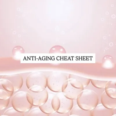 Here is my anti-aging cheat sheet, a science-backed guide to help you age well.