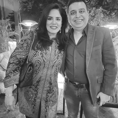 A beautiful black and white memory with my husband. The smiles always outweigh the frowns when he is by my side.