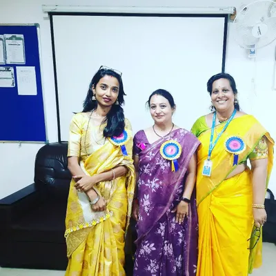 A proud moment with fellow mothers at the E Narayana Techno School after my talk on creating a healthy family environment. We celebrated the launch of the Mothers Club, a great initiative for community support.