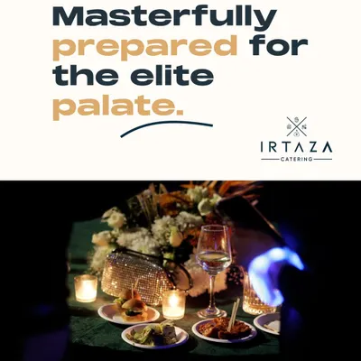 A snapshot of the elegant, candlelit ambiance I create, where every detail is masterfully prepared for an elite palate.