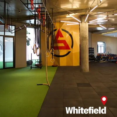 This is your sign to pay us a visit. A look inside our Whitefield facility, designed to be a space where you can focus on your goals and feel energized.