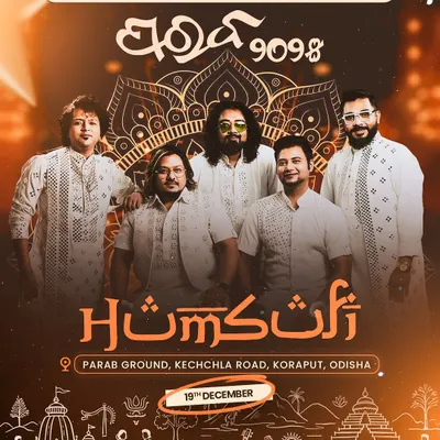 The official poster for our performance at the Parab Festival in Koraput, Odisha. We were thrilled to bring our Sufi vibes to this incredible cultural event.