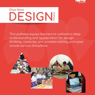 The Design Pathway equips learners to cultivate a deep understanding of design thinking, creativity, and problem-solving principles across various disciplines.