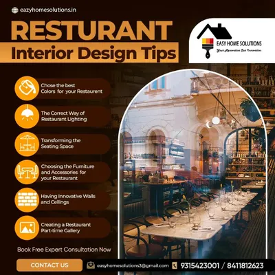 Crafting the perfect restaurant interior is a detailed process. We focus on every aspect, from choosing a color palette that influences appetite to designing seating that maximizes space without sacrificing comfort, ensuring your establishment makes a lasting first impression.