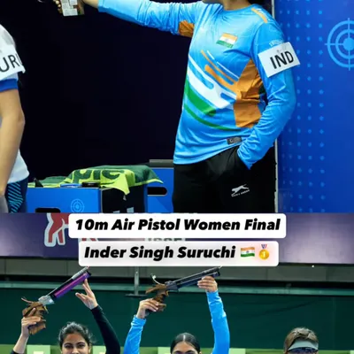 This is what we strive for: perfect focus during the 10m Air Pistol Women's Final, leading to a triumphant celebration on the podium. My training is designed to build the mental toughness required to perform under the immense pressure of finals.