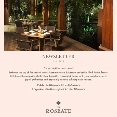 This is our newsletter for April, a time of festive fervor. We share updates on our seasonal culinary experiences and celebrations for you to enjoy.