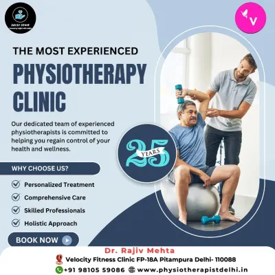 With 25 years of practice, I have built my clinic on a foundation of personalized treatment and comprehensive care. This image shows me working with a patient on strength and rehabilitation, a core part of my holistic approach.