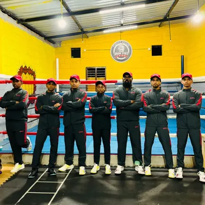 Here is our team, unified and ready for the REC Southern Talent Hunt Boxing Championships. We train together, we fight together, and we represent Iron Fist Fight Club as one.
