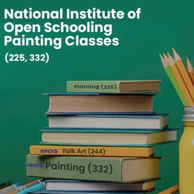 My classes are fully aligned with the National Institute of Open Schooling syllabus for both 10th and 12th-grade painting.