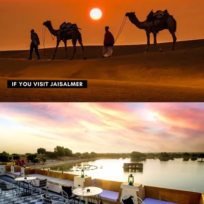 If you visit Jaisalmer, you must try the Rajasthani platter at Tathastu Cafe. It's a true taste of the local culture.
