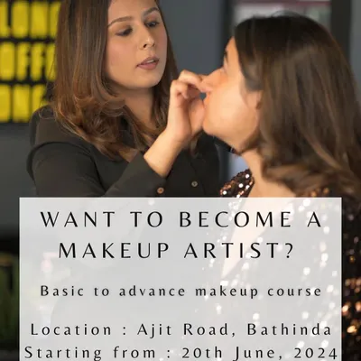 Ready to turn your passion for makeup into a career? My basic to advanced makeup course in Bathinda is the perfect place to start. I'll guide you through every step, from theory to hands-on application.