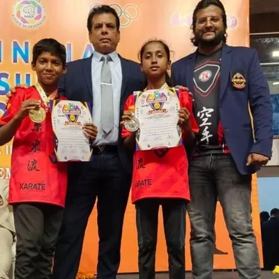 I am very proud of my students. Here they are with their medals and certificates after a successful state-level tournament. We train to win.