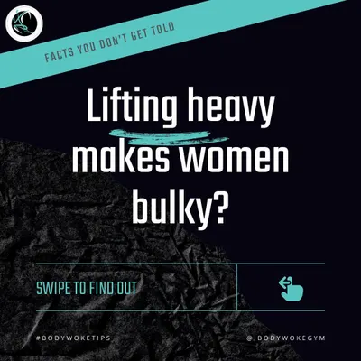 Myth: Lifting heavy makes women bulky. We're here to bust this myth and show you why strength training is essential for women.