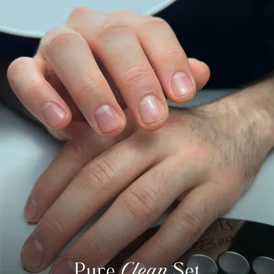 For the man who prefers a subtle and clean look, this Pure Clean Set is the perfect choice. This manicure focuses on meticulous cuticle care, shaping, and buffing to leave your nails looking naturally healthy and impeccably neat.