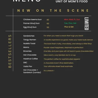 Here's the new vibe alert. Check out our bestsellers and the new buns on the scene, available on specific days. And don't forget the offer for you and your friends.