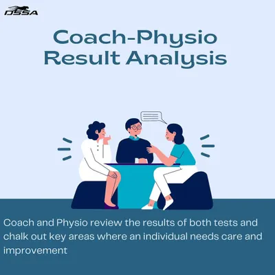 Our process is collaborative. Coaches and our in-house sports physios analyze test results together to create a holistic improvement plan for each individual.