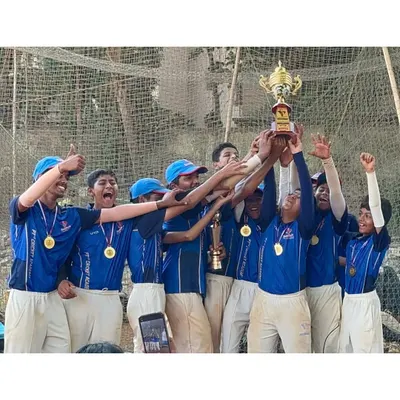 The moment of pure elation as our U-14 Blue Team lifts the PTPL 2024 championship trophy. This is the culmination of weeks of hard work, strategy, and teamwork.