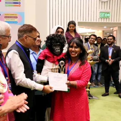 A truly proud moment for both Nikki and me, receiving this award from the National Institute of Open Schooling (NIOS). This recognition is a huge honor and a milestone in our journey as performers and lifelong learners.