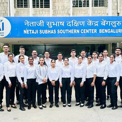 The future of volleyball coaching. A group photo of the 61st batch of the Diploma in Sports Coaching at the Netaji Subhas Southern Center, Bangalore. It is an honor to be part of this community dedicated to advancing the sport.