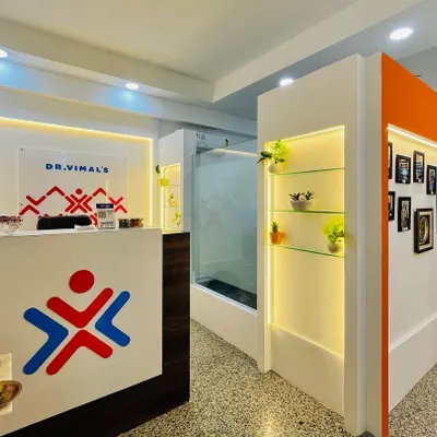Our main reception area, where every patient's journey begins. The Ganesha idol at the front desk is a symbol of auspicious beginnings, reflecting our hope for every patient's successful recovery.