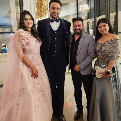 Posing with one of our lovely couples. It's been a beautiful decade of creating dance memories, and we're so proud to have been a part of each client's journey.