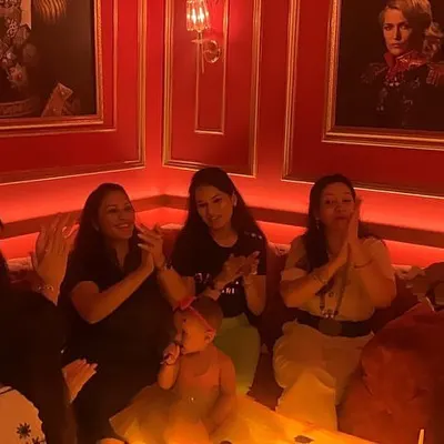This intimate setting at a private party is perfect for up-close magic. The red lighting and cozy seating created a fantastic atmosphere for some mind-bending illusions.