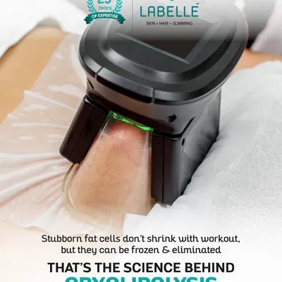 Some fat is resistant to diet and exercise. Our Cryolipolysis treatment uses science to solve this by freezing and eliminating stubborn fat cells permanently and safely, without any surgery.