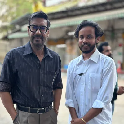 A moment with the one and only Ajay Devgn on the set of 'Raid 2'. Working with him and being a part of his vision is an experience I will always cherish.