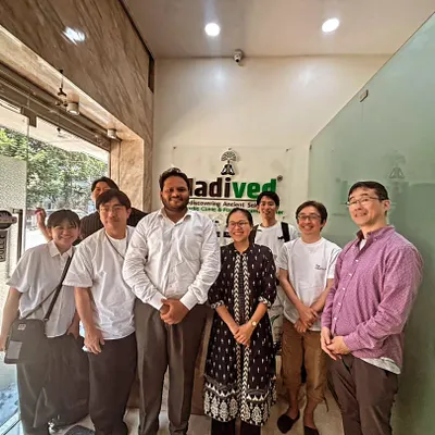 I was happy to host a delegation from Japan at my clinic. They came to learn about Ayurveda and experience its holistic healing firsthand. Sharing this ancient knowledge across borders is a privilege.