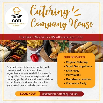 A quick overview of our services. We are the best choice for mouthwatering food, whether it's for regular catering, small get-togethers, kitty parties, or corporate events.