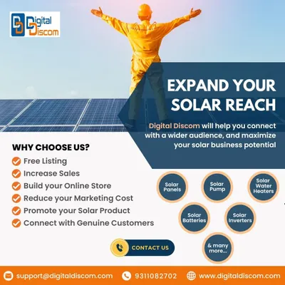 **Maximize Your Solar Business Potential.** Join our marketplace to connect with a wider audience and showcase your solar products nationwide. We offer free listings, tools to promote your products, and access to a diverse range of consumers.