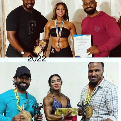 From 2022 to 2024, the transformation is clear. This picture shows my progress over two years, from a promising competitor to a champion. Hard work truly pays off.