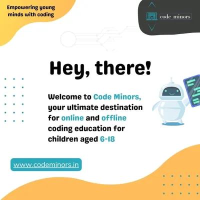 Welcome to Code Minors, your destination for online and offline coding education for children aged 6 to 18. My mission is to make learning to code accessible, fun, and impactful for every child.
