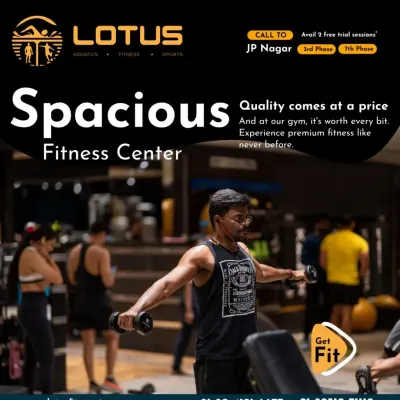 Space is a luxury, and at our fitness center, it's one we provide in abundance. Our expansive workout areas ensure you have the freedom to train without feeling crowded, allowing you to focus completely on your workout.