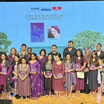 We launched! 'The BWW Book of Emerging Poets' is out in the world, featuring 39 emerging global poets and 116 poems. We promise there's a poem for everyone in this collection.
