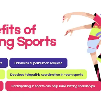 This graphic explains the core benefits of playing sports that we focus on. I aim to enhance physical reflexes, develop teamwork, and help build lasting friendships through our programs.