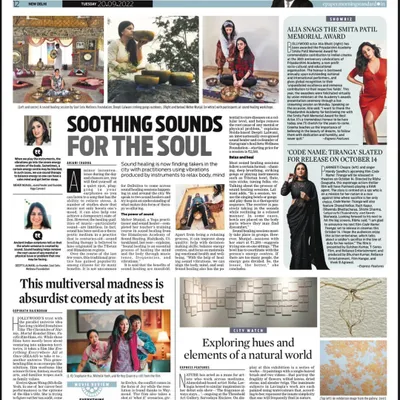 I was so happy to be featured in The Morning Standard for my sound healing therapy. The article explores how the practice is gaining traction for its ability to heal the mind, body, and spirit through sound.