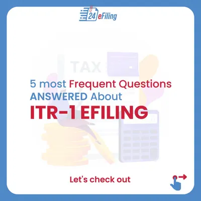 Confused about ITR-1 e-filing? This carousel answers the five most frequently asked questions to help you get started with confidence.
